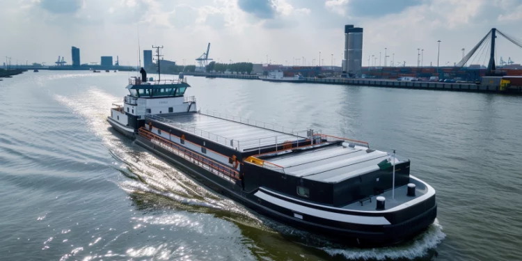 Port of Rotterdam Trials World’s First Fully Electric Cargo Vessel