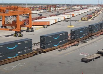 Amazon Tests Waters of Rail Freight to Ease Reliance on Trucks