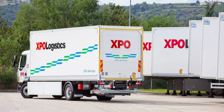 XPO Logistics Expands Electric Truck Fleet with Innovative Battery Swapping Technology