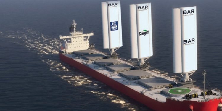 Wind-Powered Cargo Ships Aim for Lower Emissions