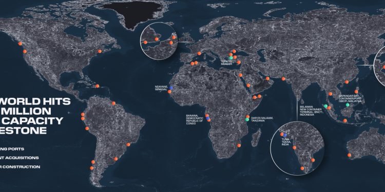 DP World Achieves 100 Million TEU Capacity Milestone