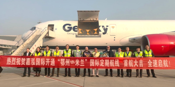 CN Logistics Launches Regular Charter Flights Between Ezhou and Milan