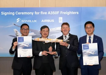 Starlux Expands Its Fleet with Five Additional A350F Freighters