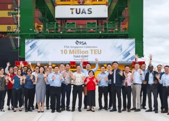 PSA Singapore Hits 10 Million TEU Milestone at Tuas Port