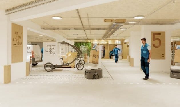Beneath the Champs-Élysées, Paris Converts Underground Parking into a Robotic Urban Logistics Hub