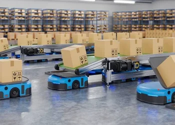 In Belgium, Warehouse Robots Work in Silence — and in Sync