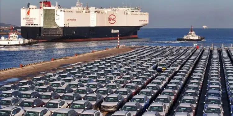 European Ports Grapple with Soaring Vehicle Exports as Demand Peaks
