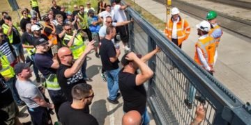 Rotterdam Slows as Dockworkers Walk Out