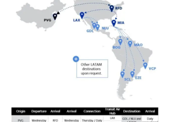 DSV Extends Its “Shanghai Star” Service Toward Latin America as Demand Surges