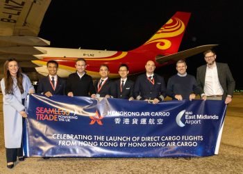 Hong Kong Air Cargo opens a new series of charter flights to East Midlands Airport