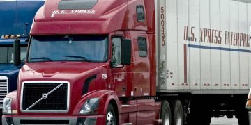 Trucking holds steady in January, spot rates still high despite a decline from the peak