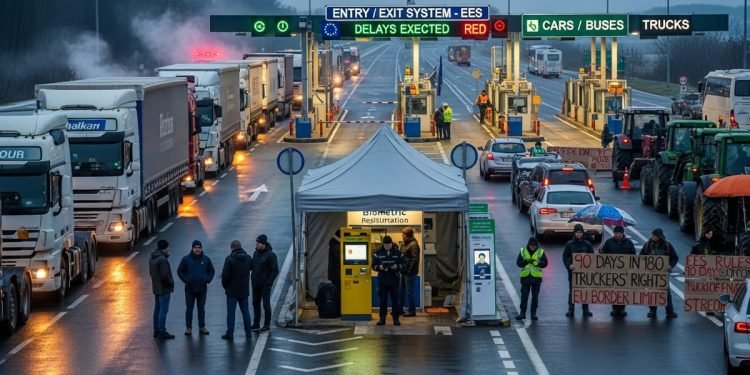 Road blockades in the Balkans disrupt logistical flows to the European Union.