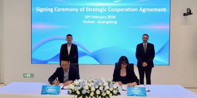 CMA CGM and Midea lay the groundwork for a partnership focused on data, efficiency, and sustainability.