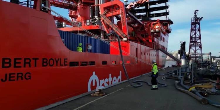 NYK announces a reduction of approximately 65% in emissions thanks to low-carbon methanol.