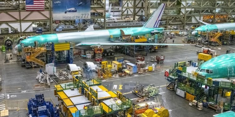 BOEING REACHES NEW 777-8 FREIGHTER ASSEMBLY MILESTONE