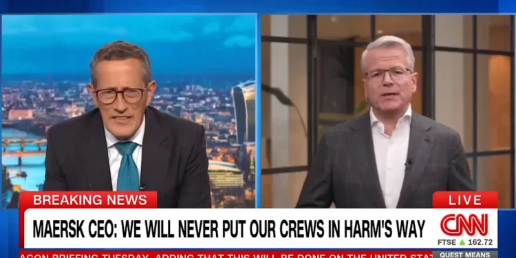 Maersk says 10 ships are trapped in the Persian Gulf