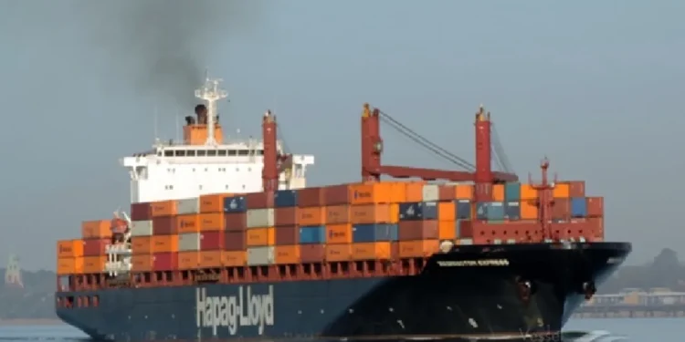 Cosco-operated container ship hit north of Jebel Ali