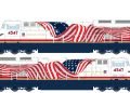 Union Pacific unveils Trump locomotive and America 250 diesel