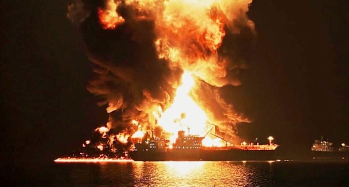 Two tankers struck off Iraq as attacks spread across Gulf shipping lanes