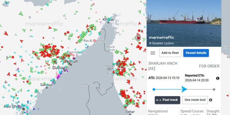Sanctioned tanker reverses course after apparent Hormuz transit