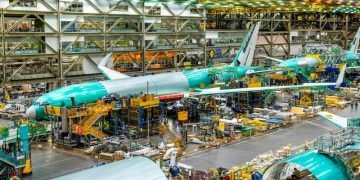 First Boeing 777-8 Freighter Takes Shape at Everett Facility