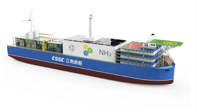 Jiangnan Shipyard unveils nuclear-powered container ship concept