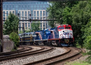 CSX unveils commemorative locomotives during Washington rail event celebrating America’s 250th anniversary