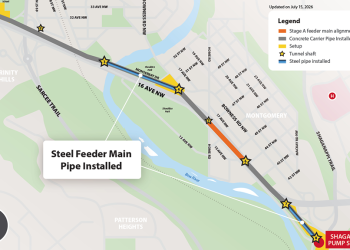 Calgary’s Bearspaw South Feeder Main Replacement Advances on Schedule