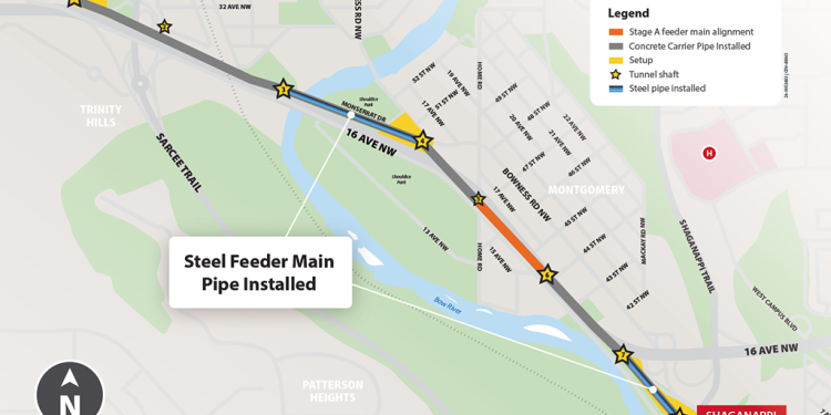 Calgary’s Bearspaw South Feeder Main Replacement Advances on Schedule