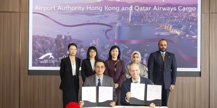 HKIA and Qatar Airways Cargo strengthen global air freight connectivity