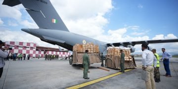 IAF airlifts 47.5 tonnes of relief supplies to Nepal