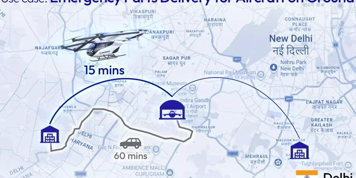 SkyDrive selects Mumbai and Delhi for eVTOL logistics trials in India