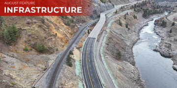 B.C. rebuilds three-lane Highway 1 section after devastating 2021 winter storm