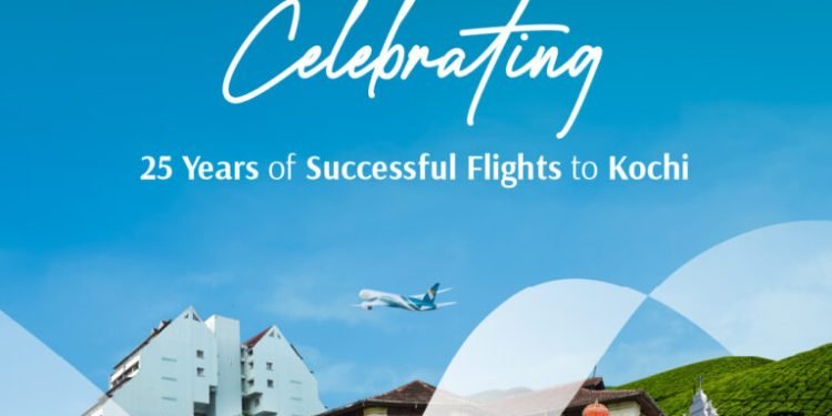 Oman Air Celebrates 25 Years of Connecting Muscat and Kochi