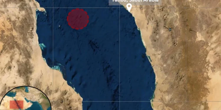 Saudi-flagged tanker hit by missile in Red Sea