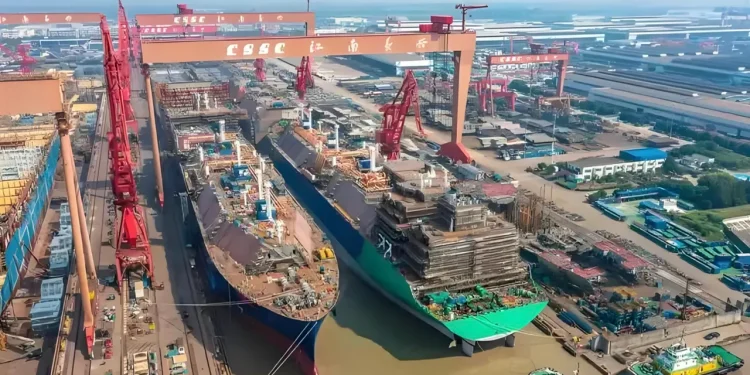 Chinese vessel exports surge 36.4% in July as tanker demand accelerates