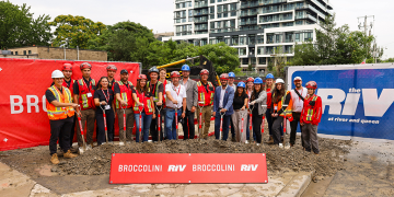 Broccolini Breaks Ground on 37-Storey ‘The Riv’ Rental Project in Toronto