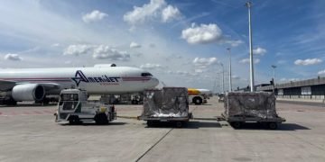 Brussels Airport trials autonomous electric vehicle for cargo operations