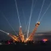CEVA delivers 29-tonne fractured Eiffel artwork to Burning Man