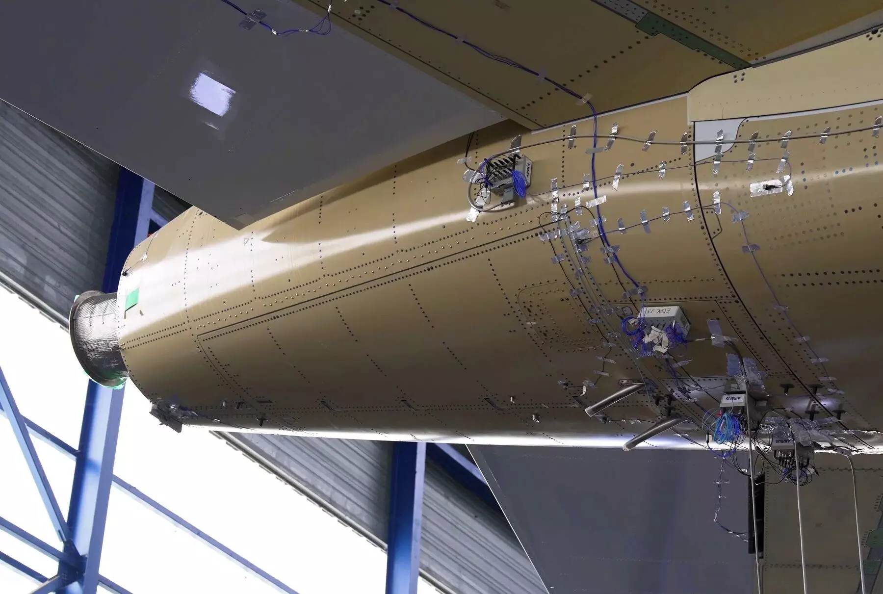 A350F ground vibration test