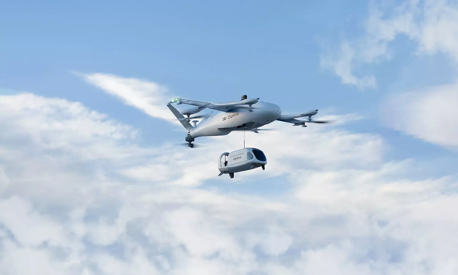 Zipline’s precision system is built for ultra-precise delivery anywhere
