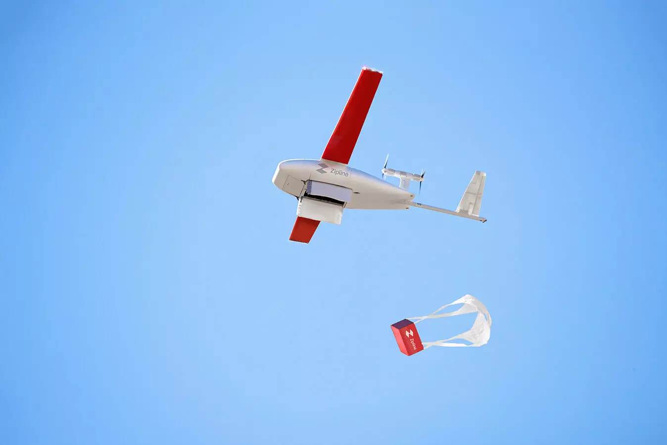 Zipline’s long-range system is optimised for deliveries around the world