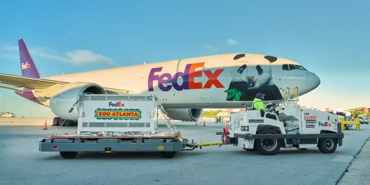 FedEx flies two pandas from China to Atlanta