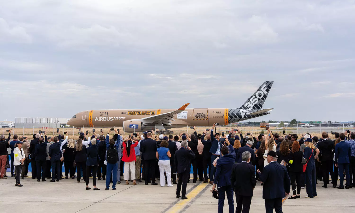 A350F MSN700 first flight fan zone