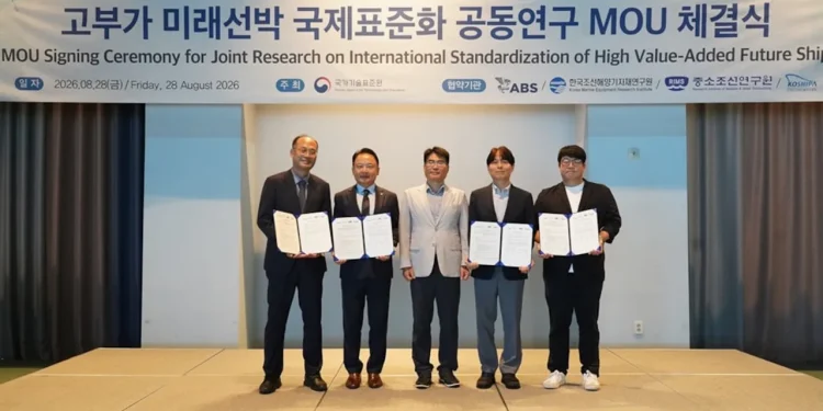 ABS and Korean trio move to close standards gap for hydrogen ships and smart shipyards