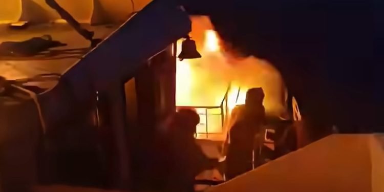 Ferry Fire Off Palawan Leaves Five Dead as 87 Remain Missing