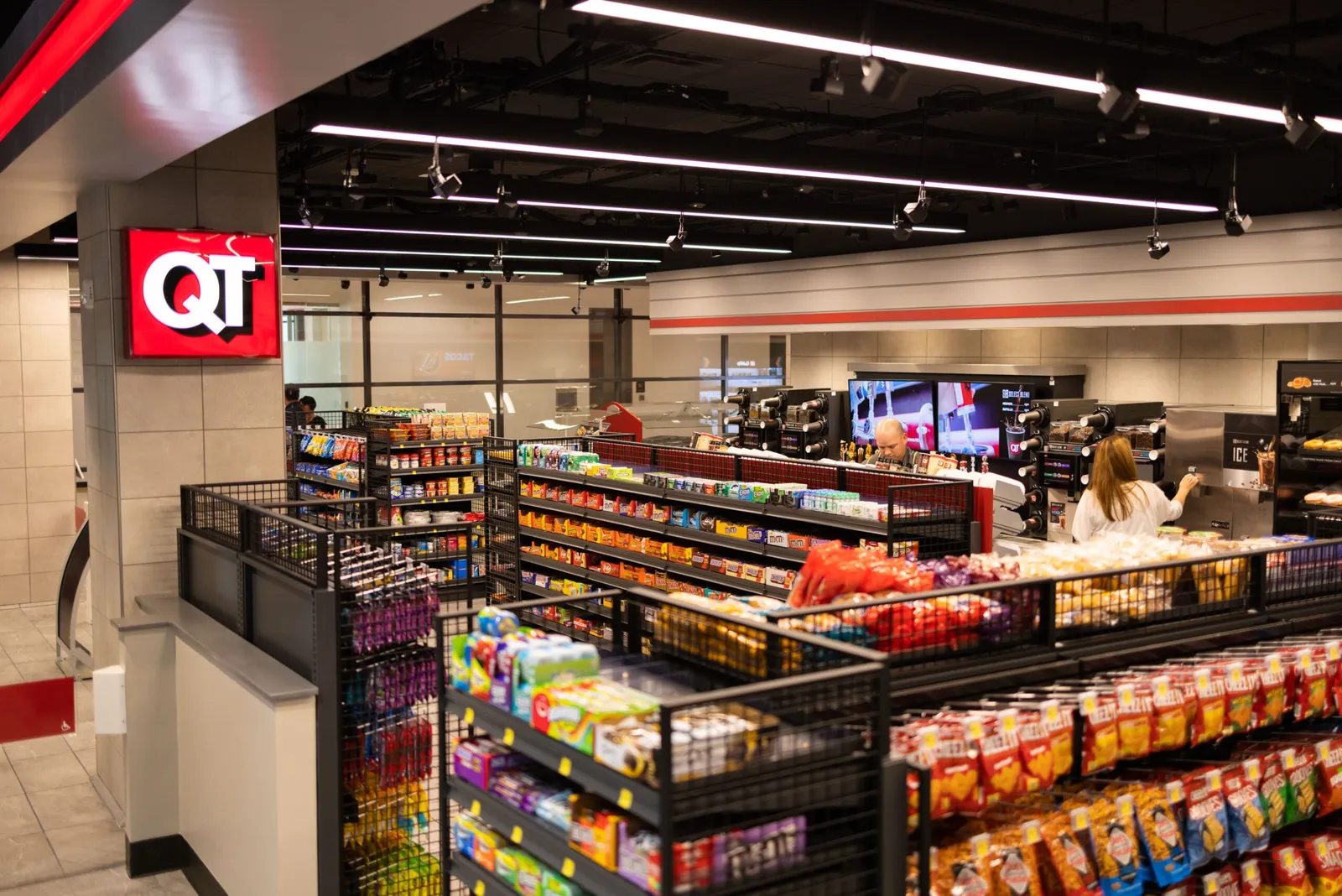 Inside a QuikTrip convenience store