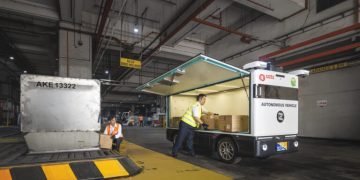 SATS launches autonomous cargo vehicle service to speed up airfreight deliveries at Changi