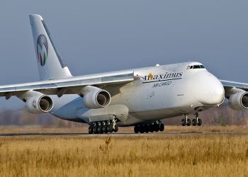 Maximus Air’s Antonov An-124 lands at Navi Mumbai International Airport