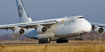 Maximus Air’s Antonov An-124 lands at Navi Mumbai International Airport